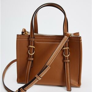 Mini Tote bag Dark Tan